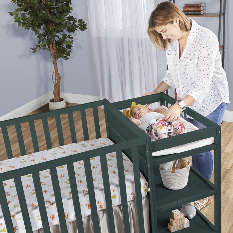 Over crib sale changing table